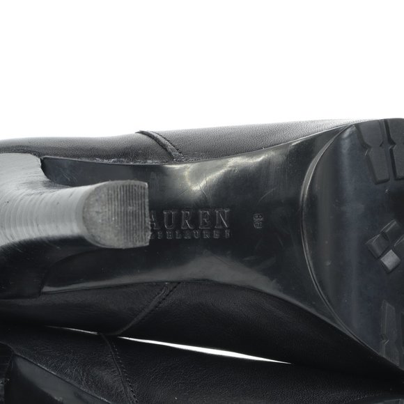 Lauren Ralph Lauren Black Ankle Boots - Picture 11 of 16